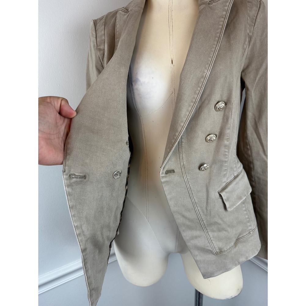 WHITE HOUSE BLACK MARKET Tan Trophy Jacket Blazer | Size 6 - Picture 10 of 16
